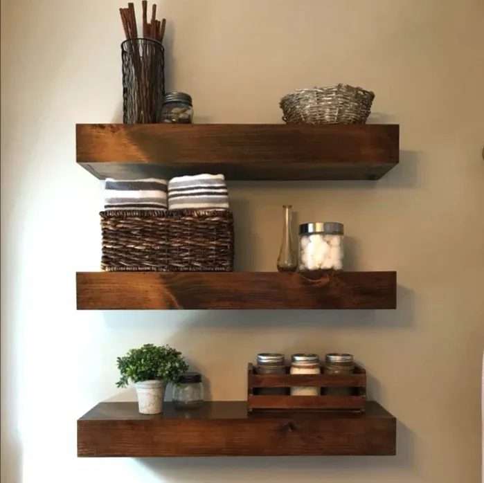 Mensola MARTE Noce Scuro L45xP25xH9