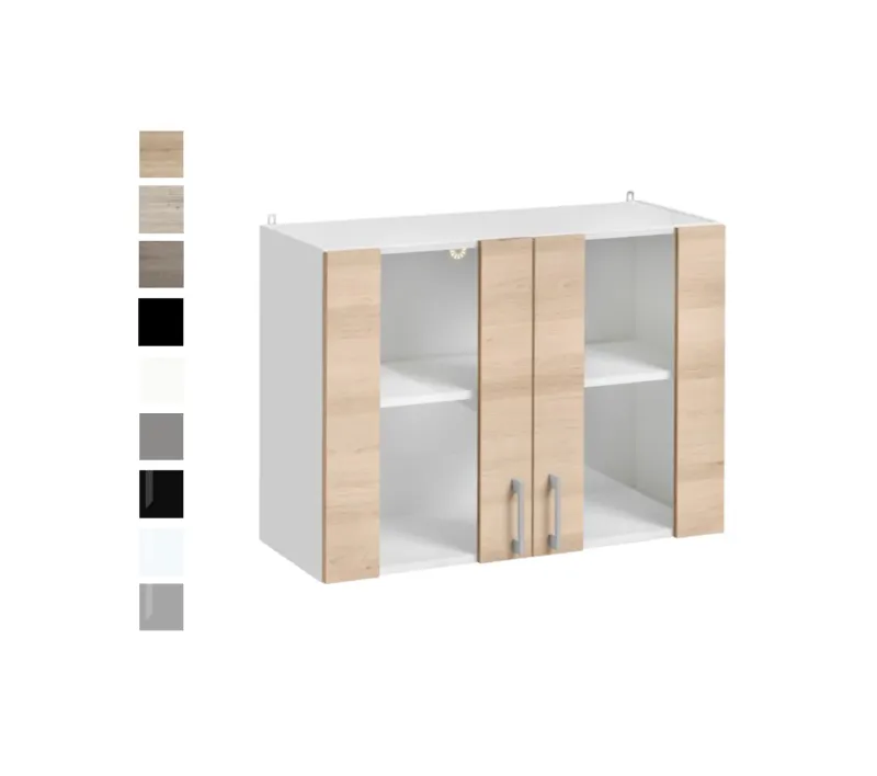 Meuble haut vitrine 80 cm