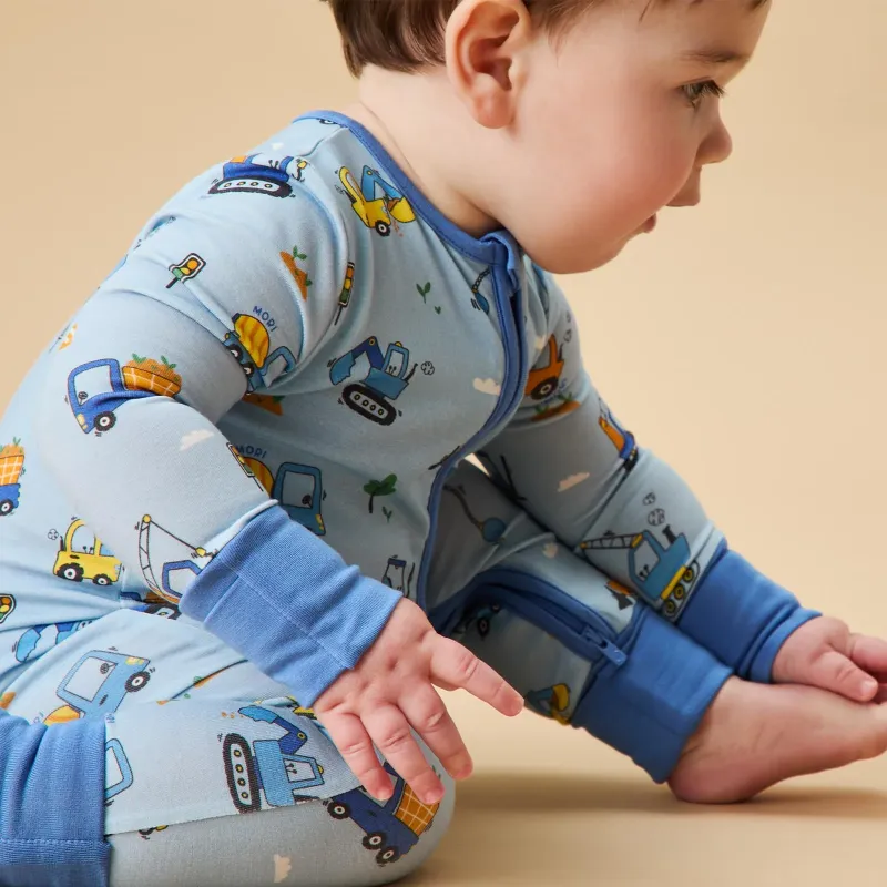 Mighty Machines Clever Zip Sleepsuit - 20V