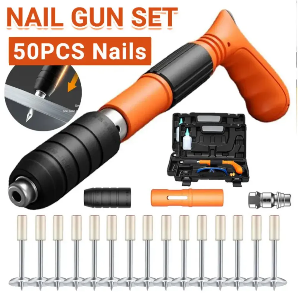 Mini Nail Gun Hand-powered Air Nailer 4 Gears