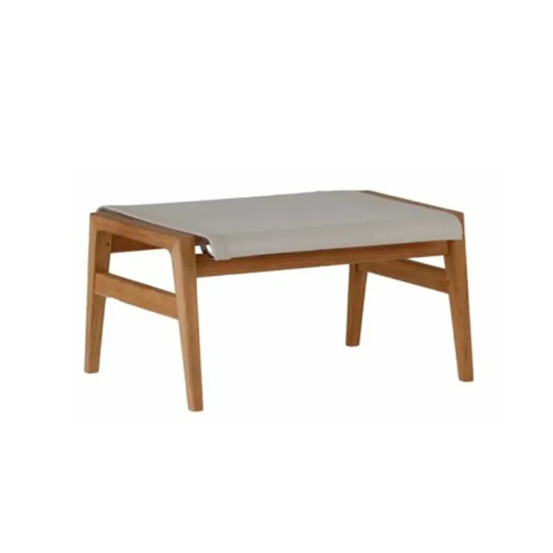 Mixer Stool Ottoman Brushed Nickel