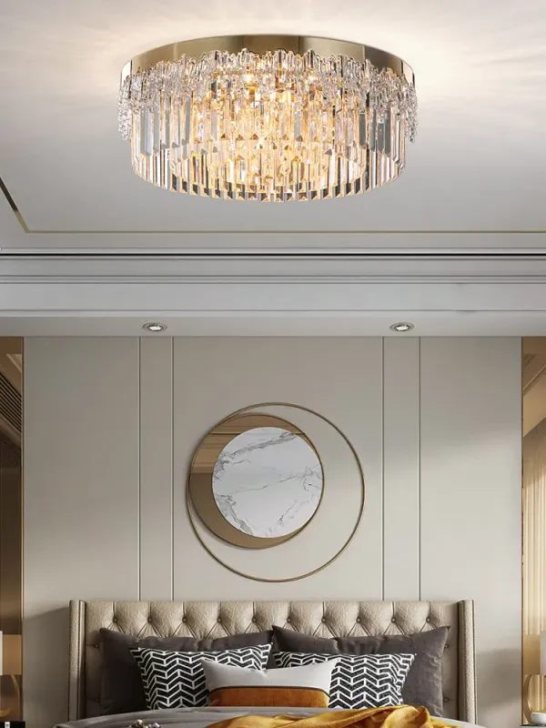 Modern Sumptuous Crystal Ceiling Chandelier Living Room Bedroom Afralia™