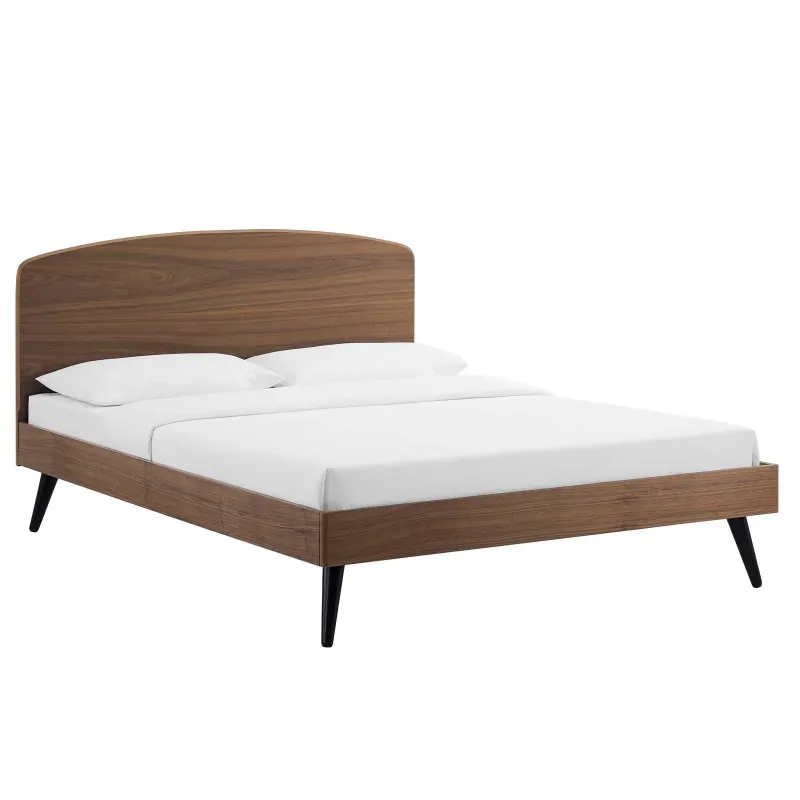Modway Bronwen Complete Wood Platform Bed