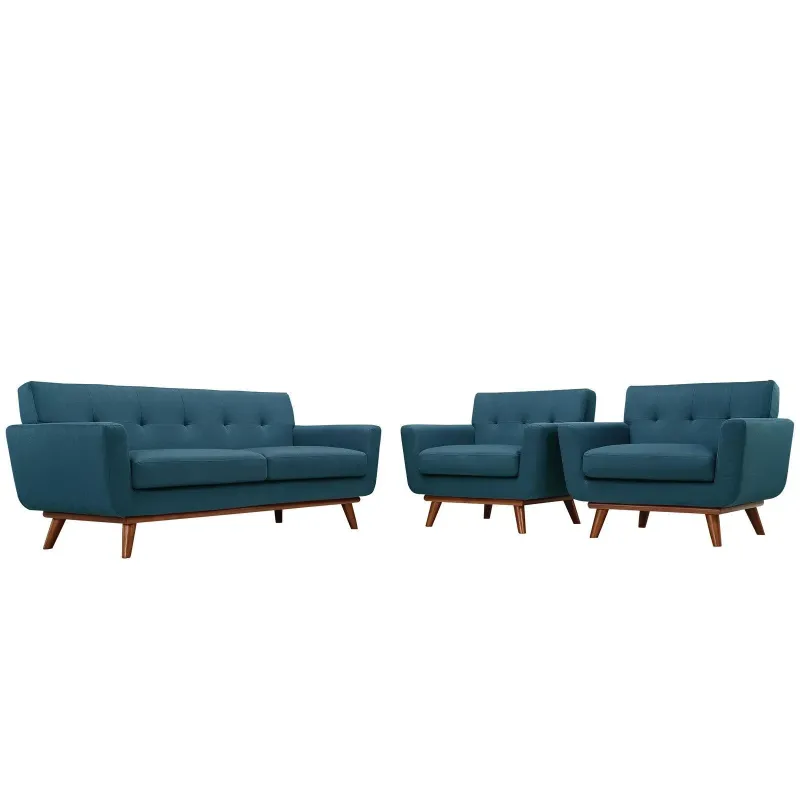 Modway Engage Armchairs and Loveseat Place 3
