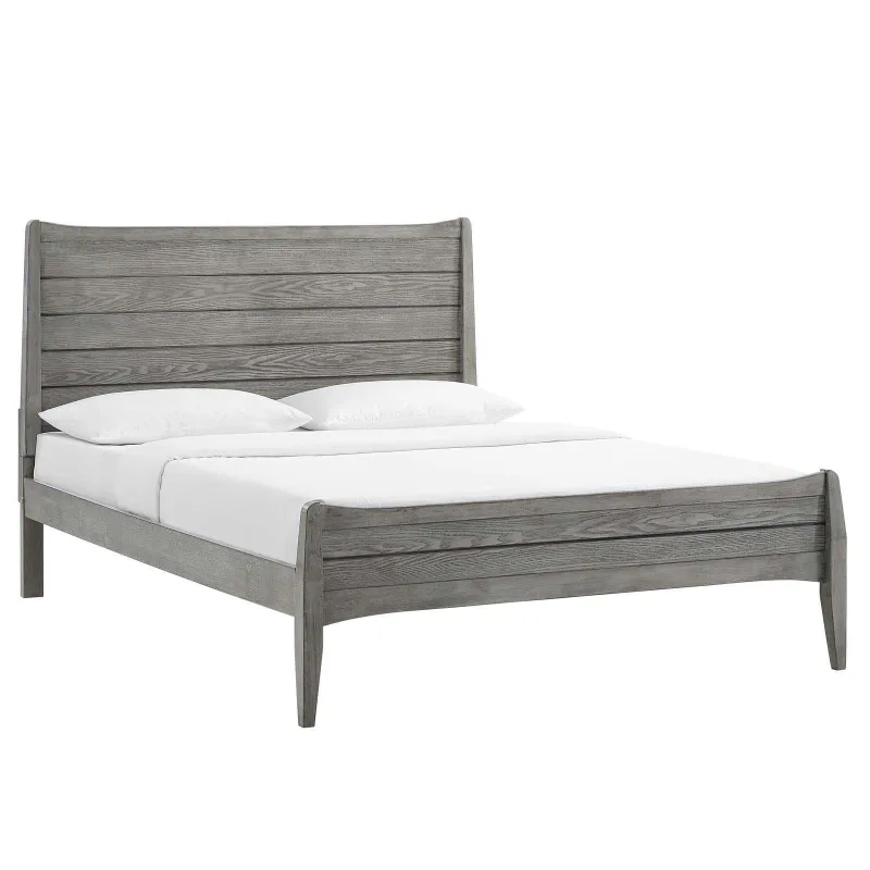 Modway Georgia King Wood Platform Bed
