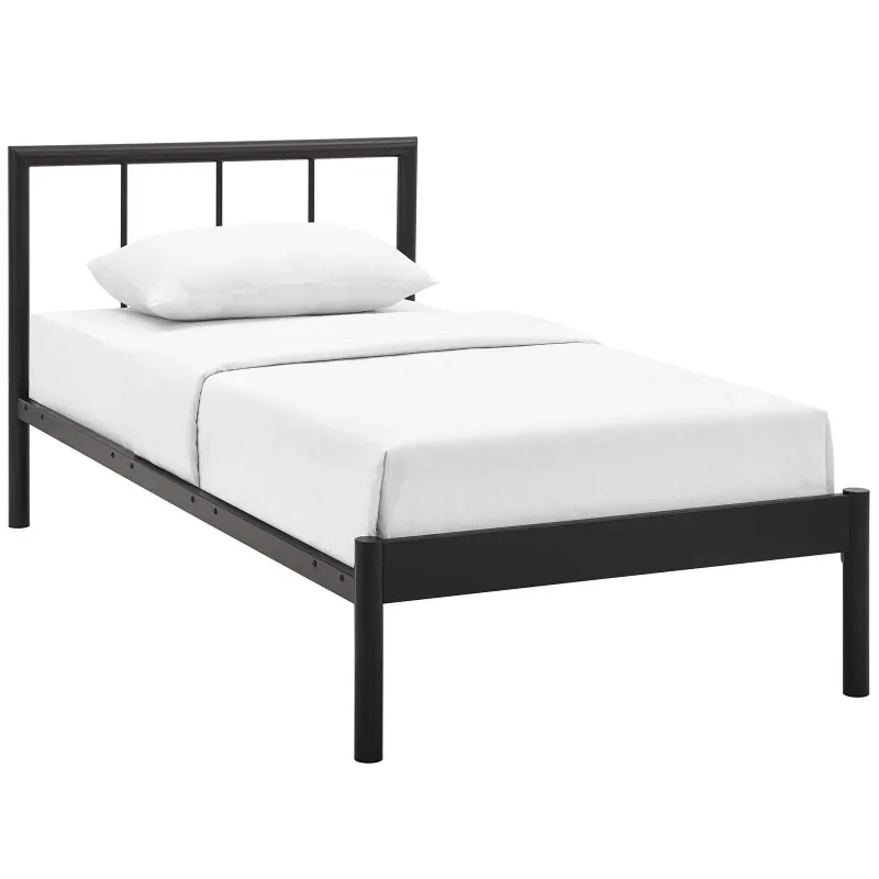 Modway Gwen Twin Bed Frame Industrial Design