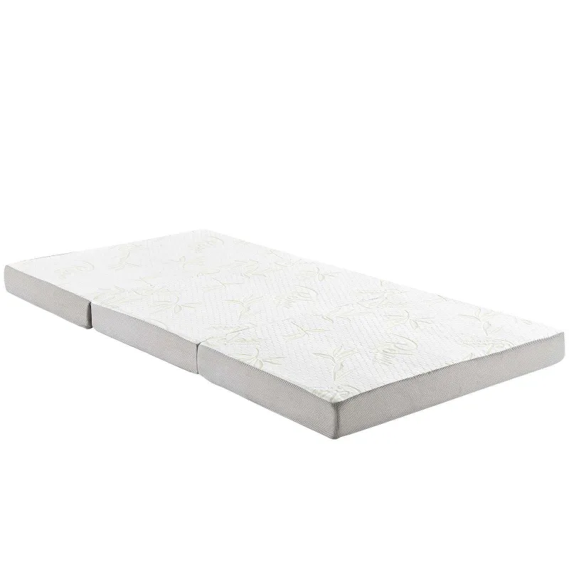 Modway Relax 39 x 75 x 4 (Twin) Tri-Fold Mattress Topper
