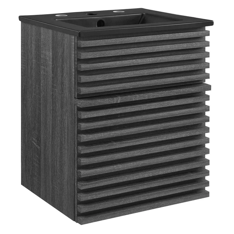 Modway Render 18" Wall-Mount Bathroom Vanity