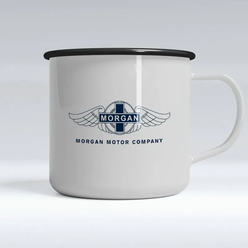 Morgan Enamel Mug Made USA