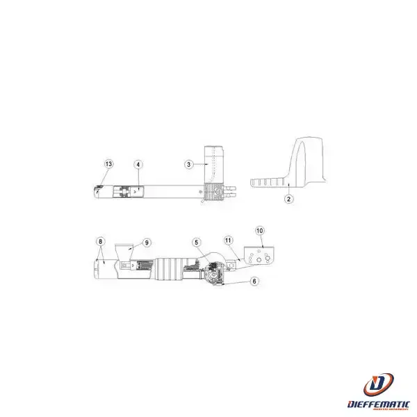 Motoriduttore Obbi3Bh Senza Staffe Fissaggio E Canotto Ditec 6Obbi3Bh Entrematic