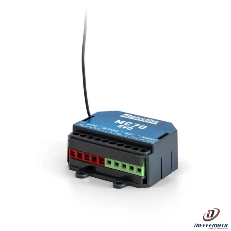 Motorline Mc70 Evo Centrale Di Comando Per Motori Tub E Rolling Fino 750W