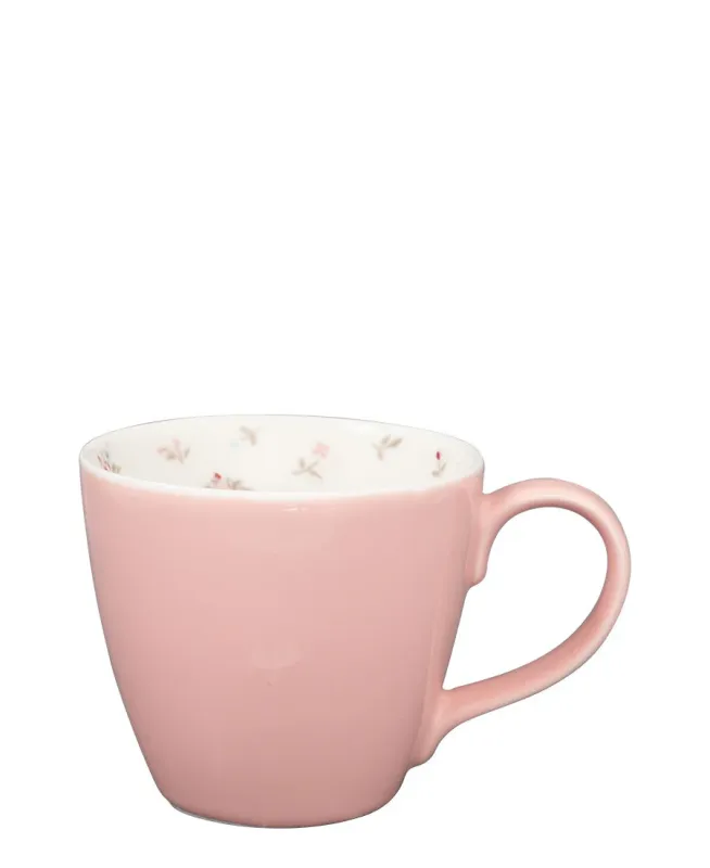 Mug pale salmon Junia inside Made USA