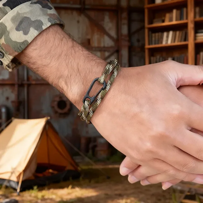 Multi-Function Bracelet paracorde homme multifonction ajustable