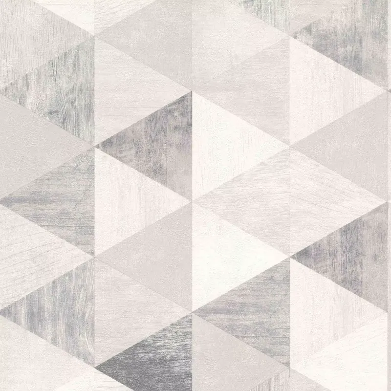 Multi-Function Geo Concrete Grey Wallpaper