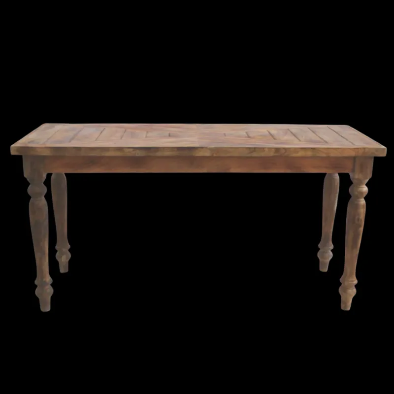 Multi-Function Pinewood Wood turned legs Console Table