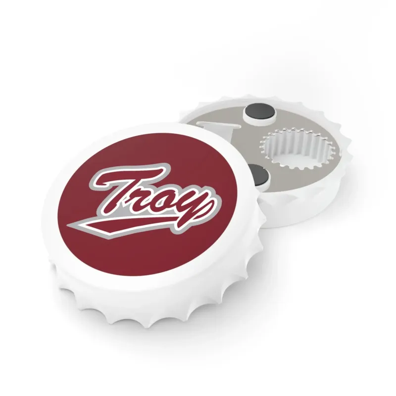 Multi-Function Troy University Magnetic Bottle Opener