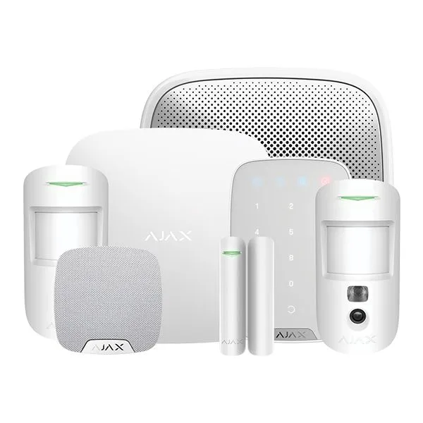 Multi-Purpose Ajax EU: Kit 3 Cam House keypad (8PD) pearl