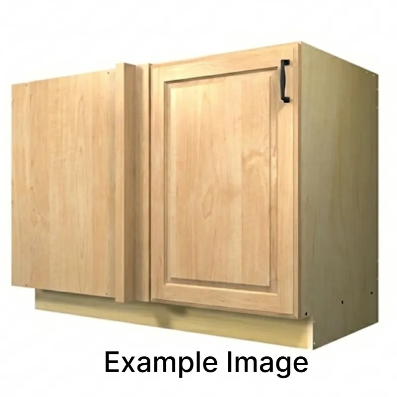 Multi-Purpose 1 door blind corner base cabinet (LEFT side hinged integrated filler)