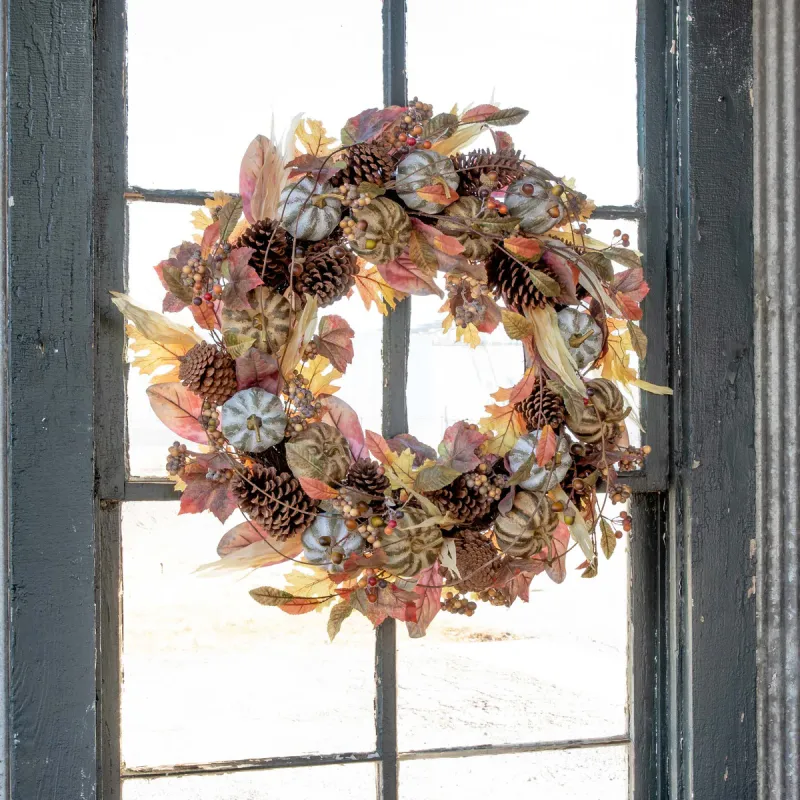 Multi-Purpose Farmhouse Autumn Wreath