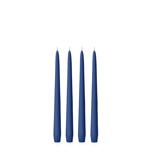 Multi-Purpose Hueseeka Eco Taper Candle (Pack 4) Indigo