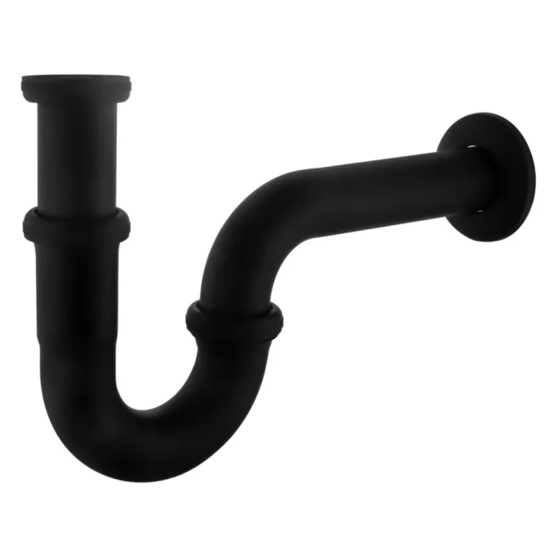 Multi-Purpose Siphon lavabo STUROTEC 1 1/4" noir mat