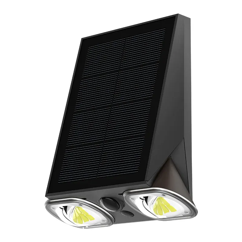 Multi-Purpose Spot solaire twin 800lm PIR