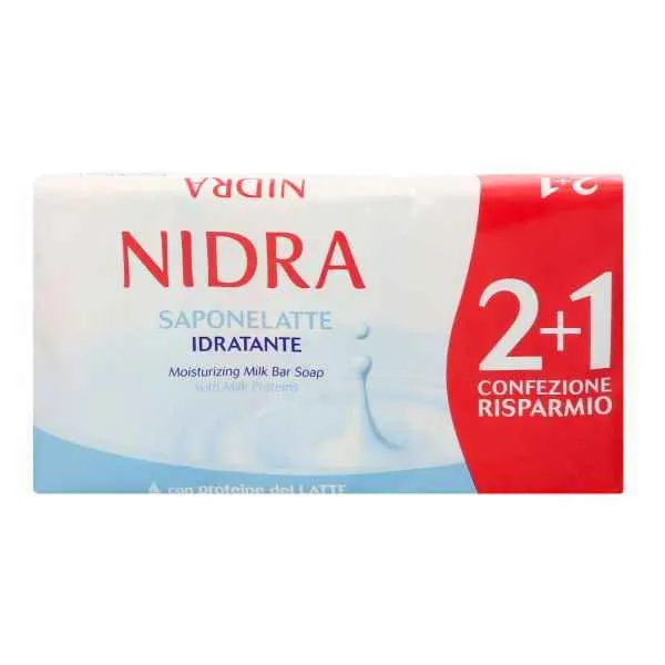 Nidra Saponetta Idratante 90GR 3 pz - 20V