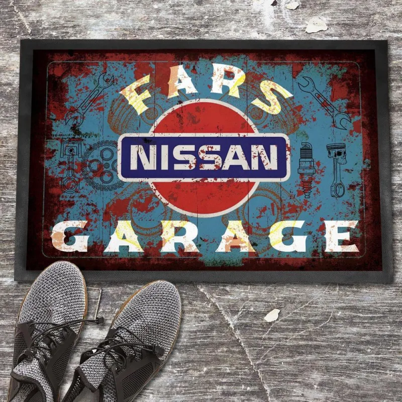Nissan Dad's Garage Retro Doormat Kit Accessories