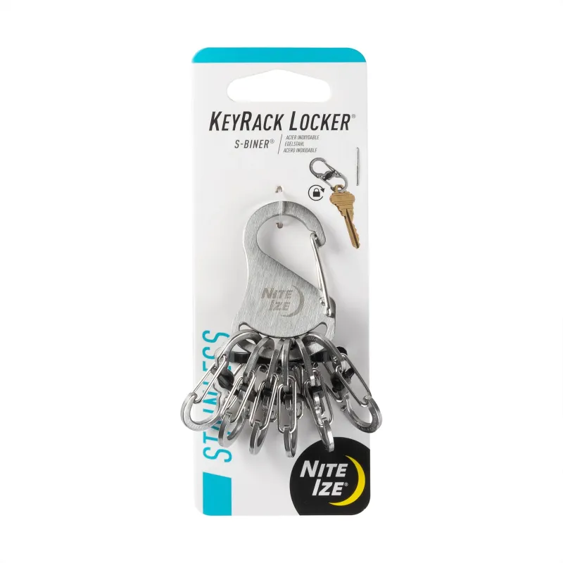 Nite Ize KeyRack Locker Brushed Nickel