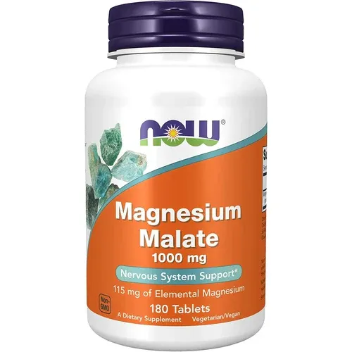 NOW Supplements, Lightweight metal Malate 1000 mg