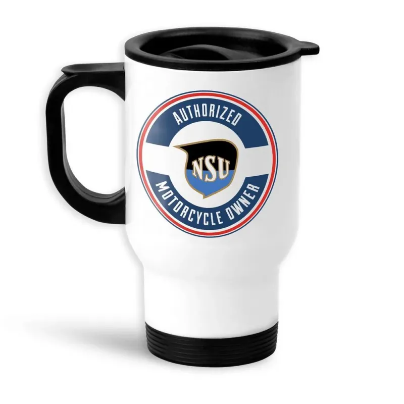 Nsu Authorized Motorcycle Owner Thermo Mug Snow