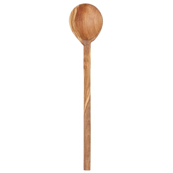 Olive Wood Round Lengthy Spoon