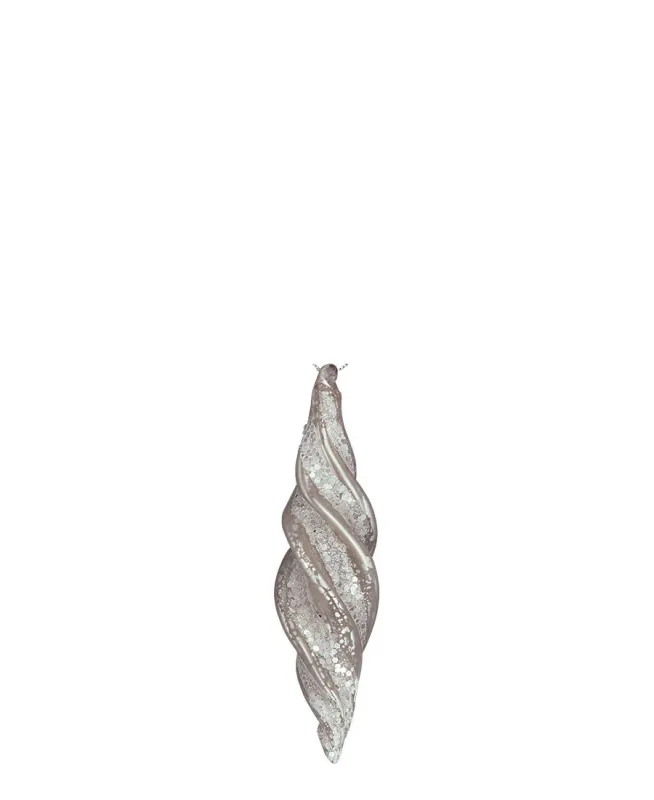 Ornament glass Icicle glitter Easy Installation