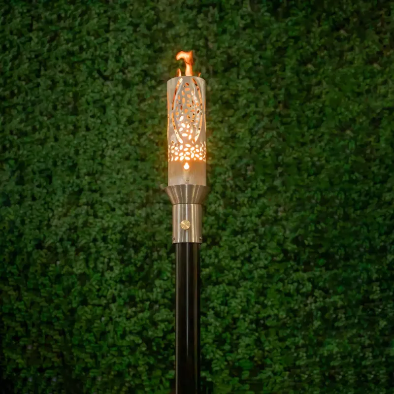 Outdoor Plus CORAL Fire Torch Non-corrosive Steel