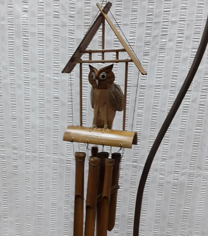 Owl bamboo-based Windchimes