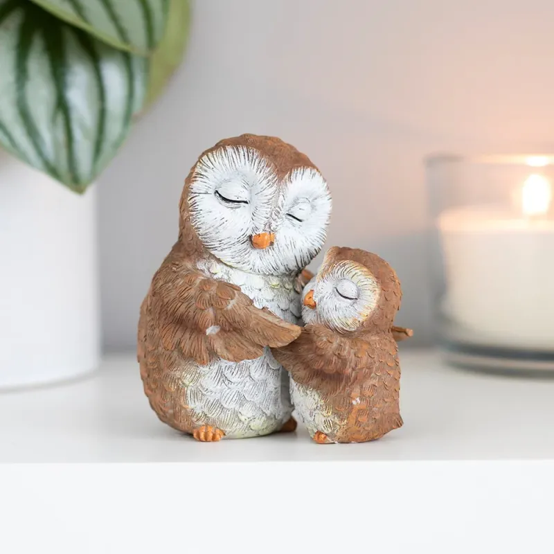 Owl Mother and Baby Ornament - 20V