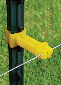 Patriot 2” Wraparound T-Post Network repeater Insulators Made USA