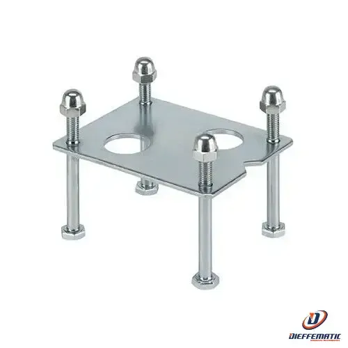 Piastra Fondazione Per Colonnetta Alluminio Faac 737630 Controllo Accessi Nuovo