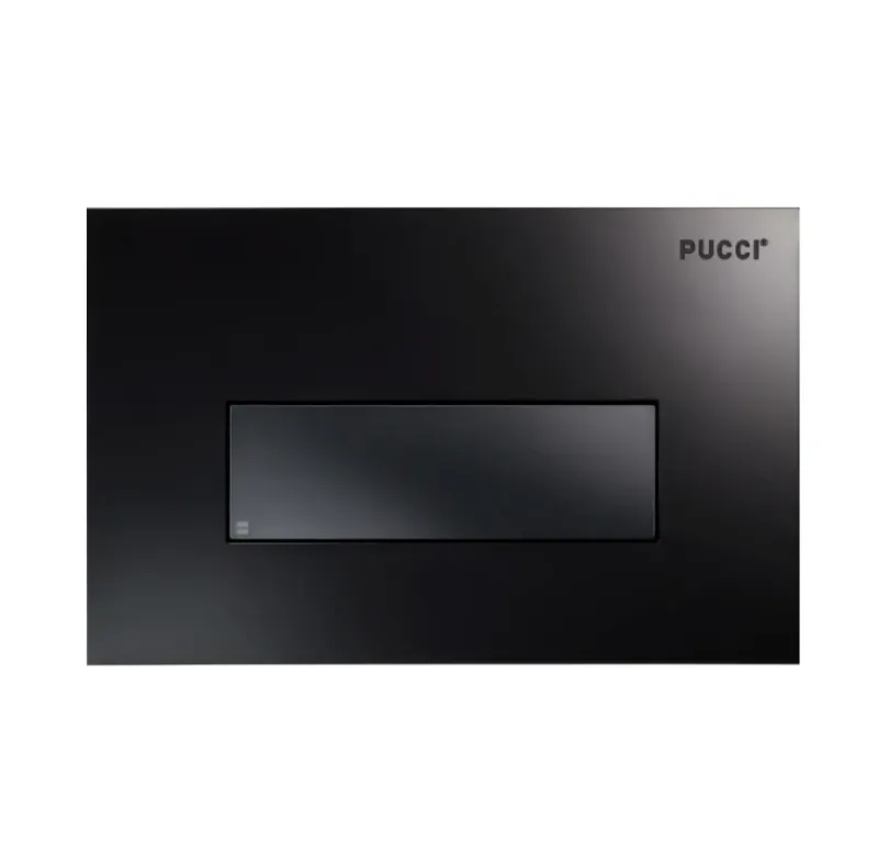 Placca Di Comando Pucciplast SARA Linea Nera Per Risciacquo Cod. 80130661