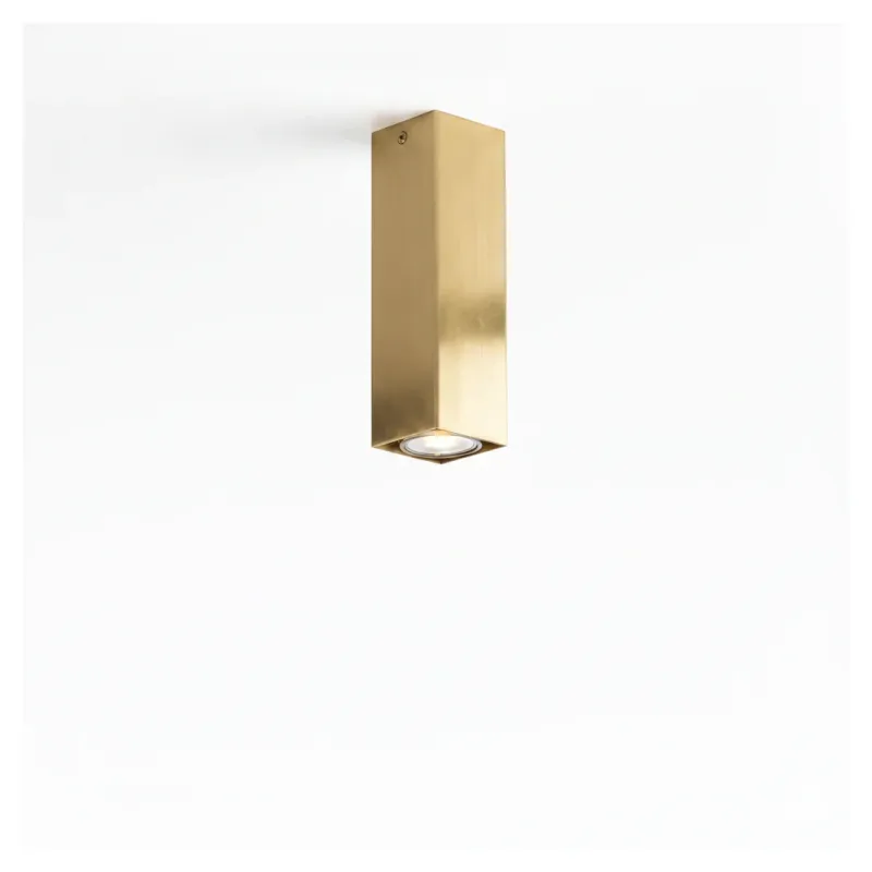 Plafoniera Fluke PLQ20 oro spazzolato 1xGU10 H 20 cm Fan Europe