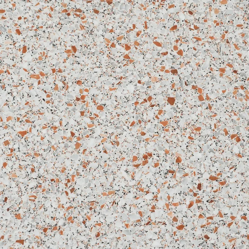 Plan de travail terrazzo apricot