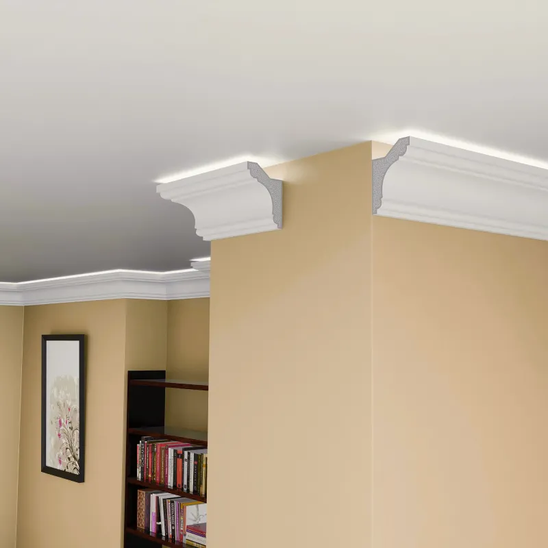 Plaster-Coated LED Uplighting Coving SH30 | Prime Uplight Cornice