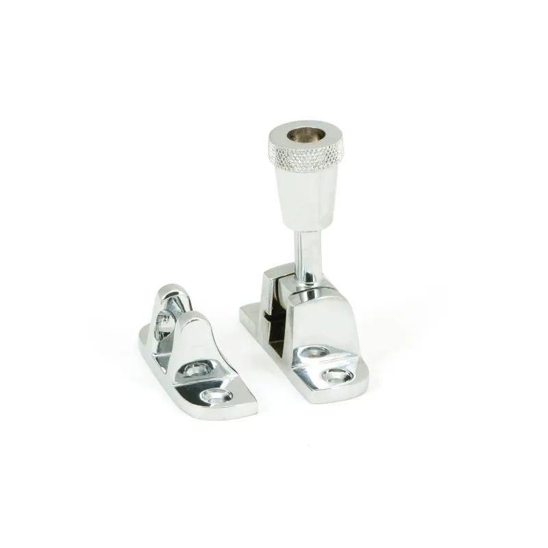Polished Chromium Brompton Brighton Fastener (Radiused) | From Anvil