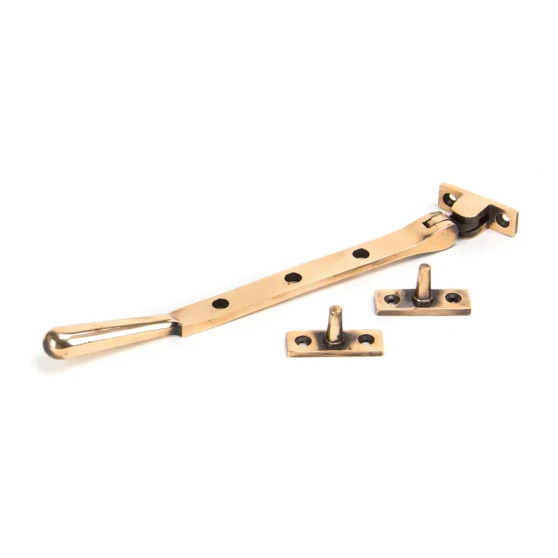 Polished Rustic gold 8" Newbury Stay | From Anvil