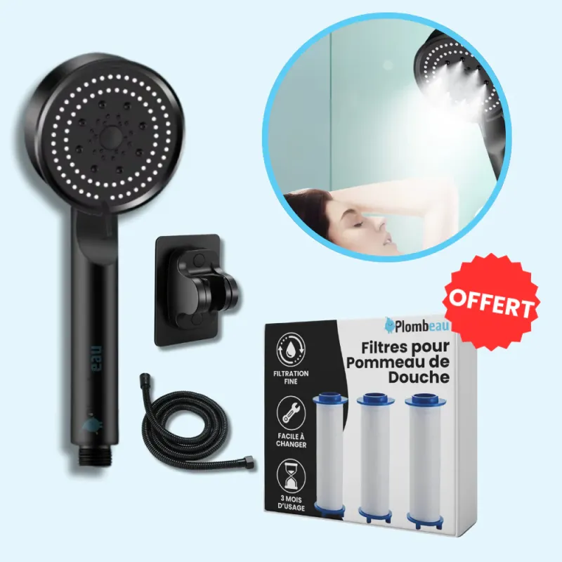 Pommeau de Douche Jet Puissant Easy Installation