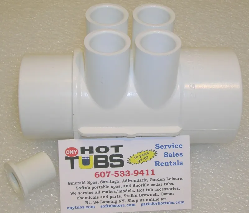 4 port 1/2 inch X 2 inch PVC Manifold 3-Year Service Plan
