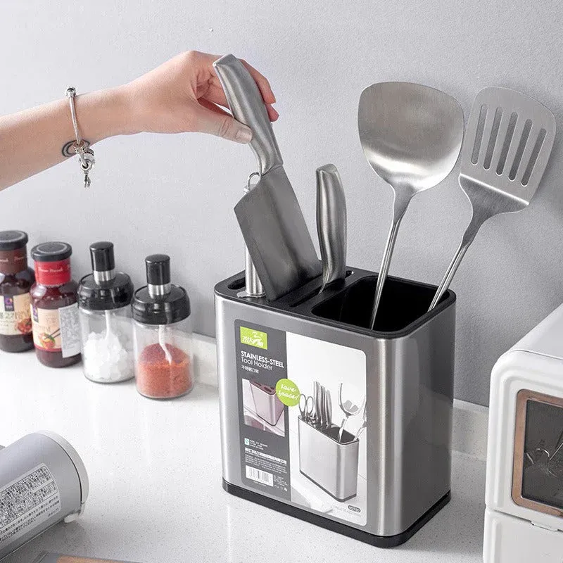 Porta Talher Inox de Pia DIY Projects