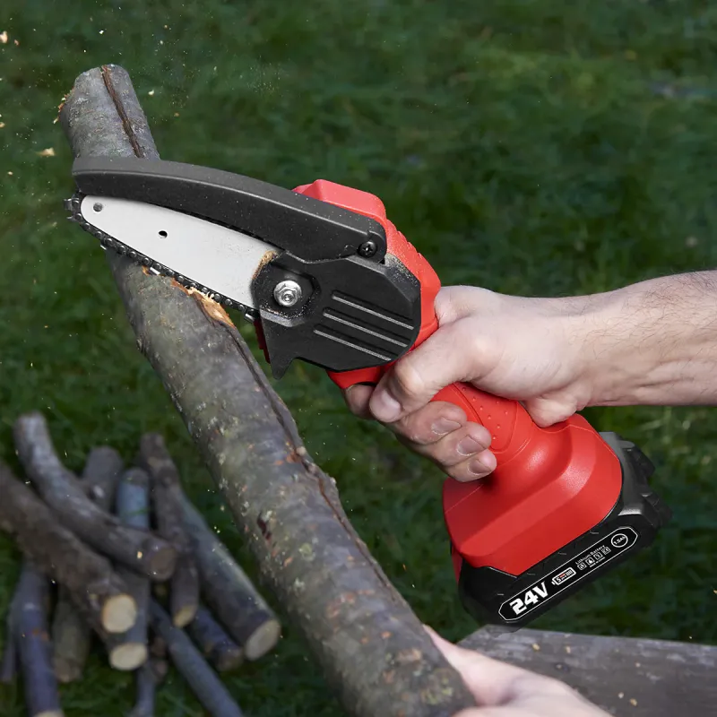 Portable Electric Mini Chainsaw | Variable Speed | Overload Protection