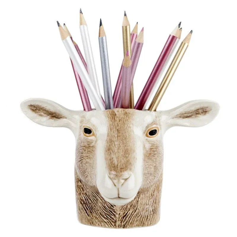 Pottery Pencil Pot British Toggenburg Goat 40-Piece Bit Set