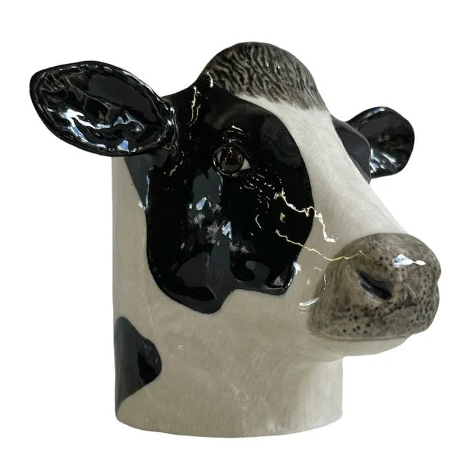 Pottery Pencil Pot Friesian Cow Kit Accessories